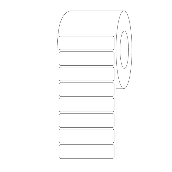 Label, Blank Direct Thermal 1" x 4"